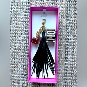 Super Cute NIB Atterri Machine Keychain Tassel Charms